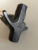 Stiig Kalsing Bronze Figur af Isfugl med Fisk