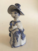 Bjorn Wiinblad Figurine Girl with Cat M15 from 2005