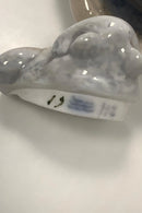 Royal Copenhagen Art Nouveau Låg til Frø og Slange Blækhus No 19