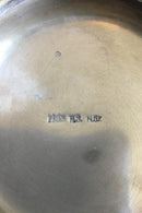 Arne Bang, Hugo Grün Stoneware marmelade jar with silver plated cover