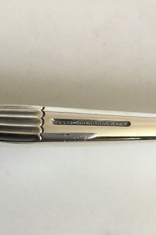 W. & S. Sørensen Sterling Sølv og Stainless Steel Krone Salatsæt