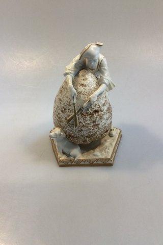 Bing og Grøndahl B&G Mand klipper buxbom figur No 8039