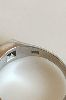 Ring in 14K White Gold with Brilliant