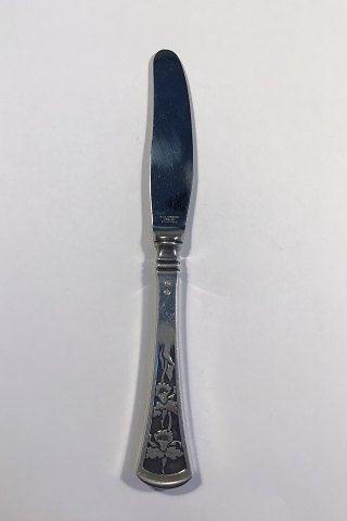 Orchidee Silber Tafelmesser Horsens Silversmith L 21,5 cm