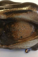 Bing & Grondahl Figur von Kai Nielsen "Frau mit Trauben und Faune" Nr. 4022 aus der Serie Traubenernte.