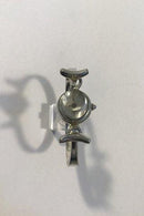 Georg Jensen Sterling Sølv Armbåndsur med Bjergkrystal No 231