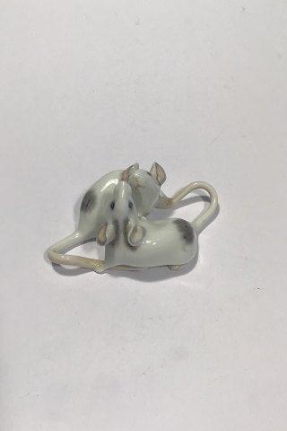 ロイヤルコペンハーゲン フィギュリン 二匹のネズミ No 521