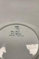 Royal Copenhagen Privat gemalt Flora Danica Fisch Teller Nr 3549