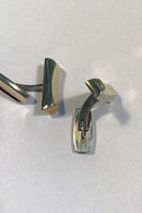 Hermann Siersbøll Sterling Silver Cuff links gilded