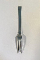 Hans Hansen Arvesølv 12 m gravering Sterling Sølv Pålægsgaffel