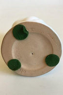 L. Hjorth White glazed ceramic Figurine of sitting woman No 810