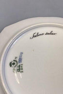 Royal Copenhagen Blue Fish Plate with Gold No 1212/3002.