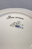 Royal Copenhagen Blå Fisketallerken med Guld No 1212/3002.