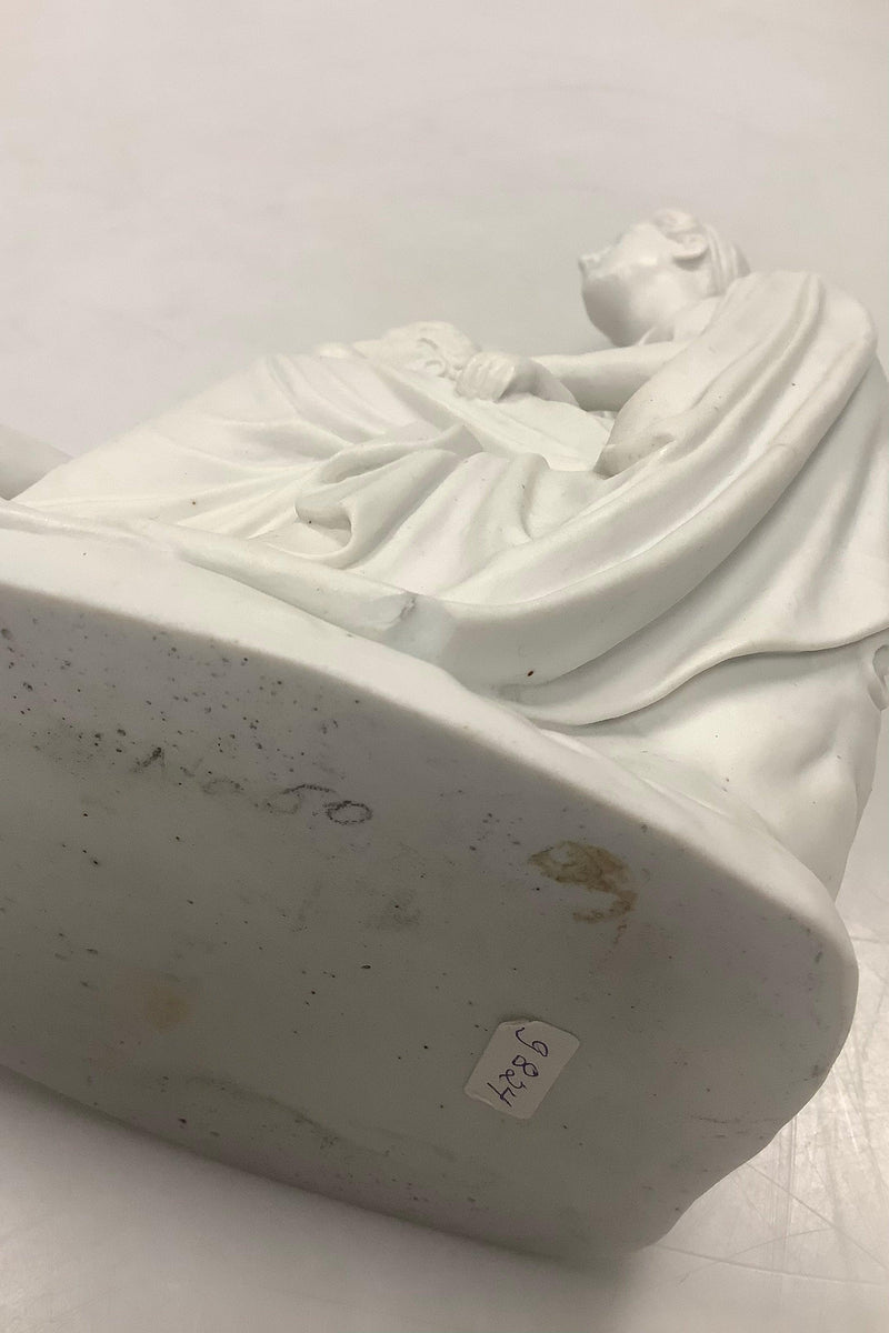 Bing og Grøndahl Thorvaldsen Bisquit Figur af Mor og Barn