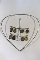 "Georg Jensen" Vivianna Torun Bülow-Hübe银质项链 自己的工作室Unika