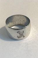 Tidlig Georg Jensen Sølv Servietring