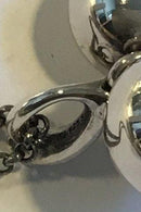 Georg Jensen Sterling Sølv Halskæde Moonlight Grape Vedhæng Stort