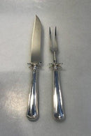 W&S Sørensen Dobbelriflet Sølv Forskærersæt