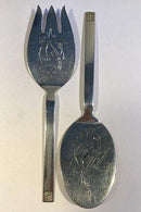 Evald Nielsen Sterling Sølv No 33 Fiskeserveringssæt (2)