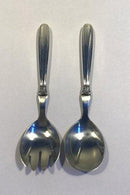 Karina Silver Salad Serving Set