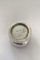 Georg Jensen Magnolia Sterling Sølv Saltkar No 2A (Grøn)