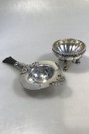 Georg Jensen Sterling Silver Tea Strainer and Holder No 97