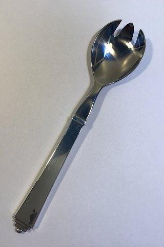Georg Jensen Sterling Sølv Pyramide  Salatgaffel No 132B