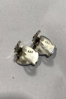 Georg Jensen Sterling Sølv Øreclips No 110 Pinje