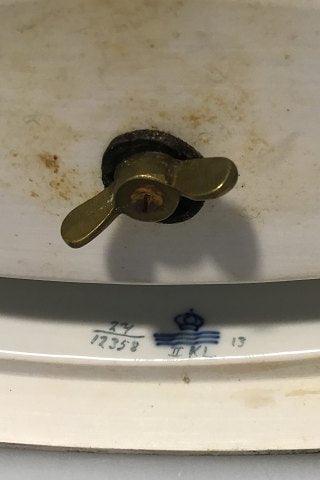 皇家哥本哈根Flora Danica Pearlware白色花瓶No 12358