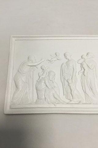 Kgl. Porcelæn Biscuit Platte Kærlighedens Aldre nr. 115