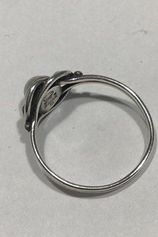 Georg Jensen Sterling Sølv Ring No 5 m Perle