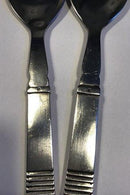 Georg Jensen Sterling Sølv Relief Salat Sæt No 133