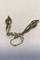 H Siersbøll 8 kt Gold Ohrringe