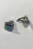 Palle Bisgaard Sterling Sølv Øreclips