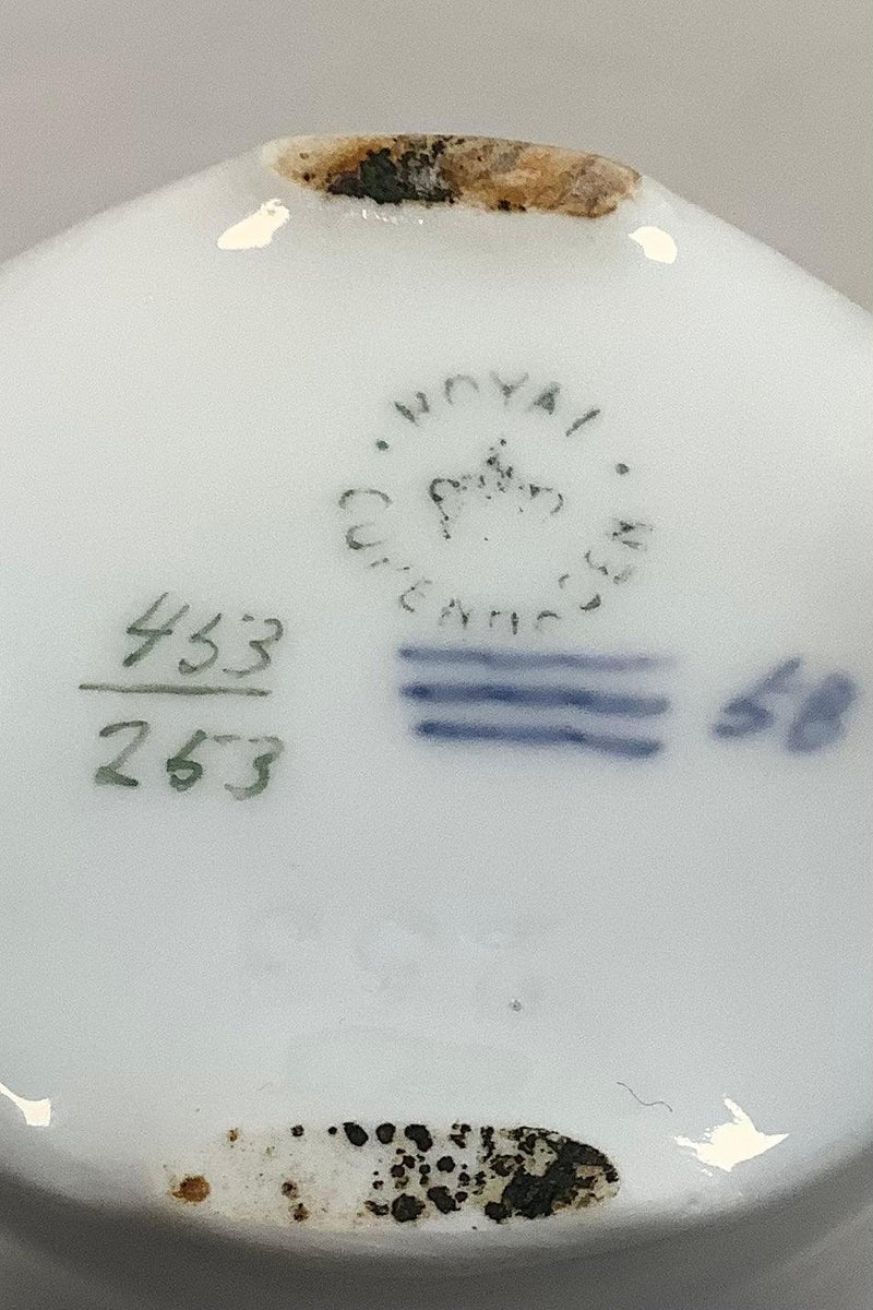 Royal Copenhagen Art Nouveau Vase med Krabbe og Rurer No. 453/253