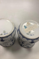 Pair Royal Copenhagen Musselmalet Halvblonde Sellerikrukker / vases No 627