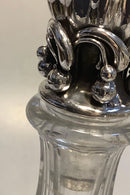 Georg Jensen Karaffe mit Traubendeckel aus Sterlingsilber Nr. 100