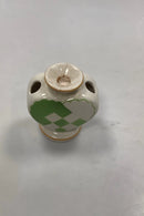 Aluminia Christmas Heart vase in Green 