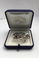 John V Rørvig Sterling Sølv Broche