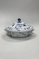 Royal Copenhagen Blue Fluted Plain Oval Tureen No. 283