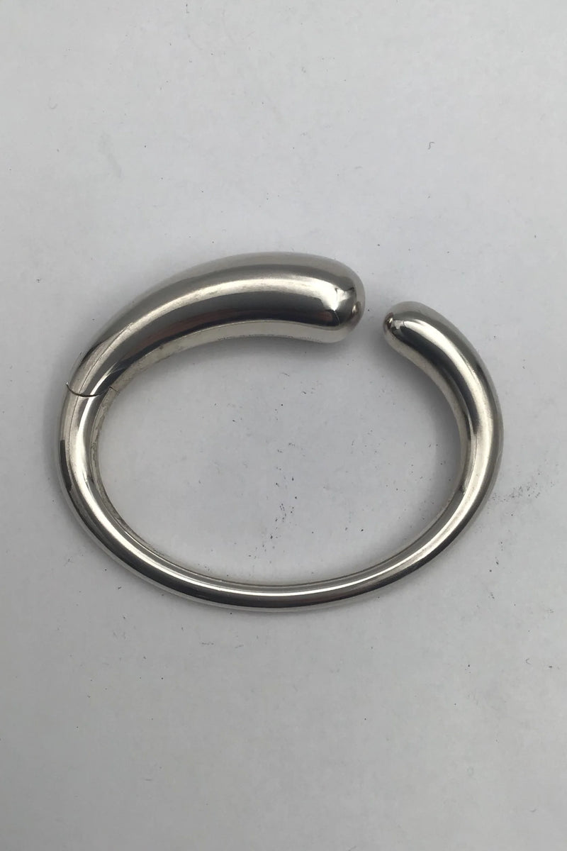 Georg Jensen Sterling Sølv Armring Mercy (Hængslet) No. 634 B