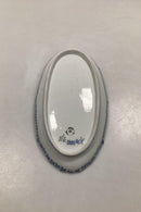 Royal Copenhagen Blaue kannelierte Schale Nr. 1115