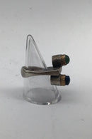 Ole W Jacobsen Sterling Sølv / Guld Ring med ædelsten