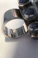 Georg Jensen Sterling Silver Ring No 166 ヘマタイト アストリッド・フォグ