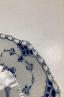 Royal Copenhagen Musselmalet Schale mit Spitze auf Fuß Nr. 1023