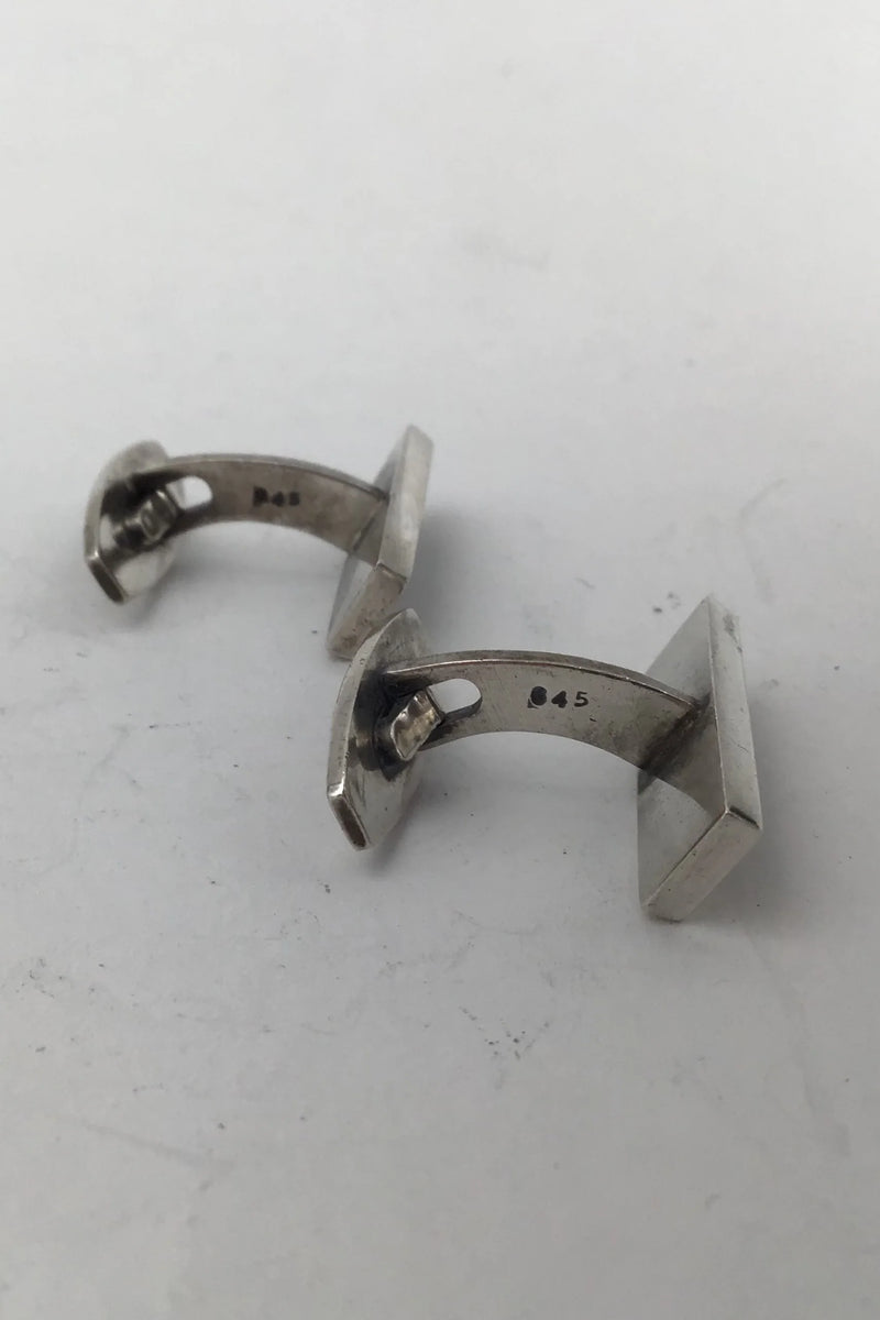 Hans Hansen Sterling Sølv Manchetknapper No. 645