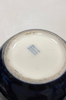 Tidlig Royal Copenhagen Art Nouveau Vase med Påfugl i guld og Blå