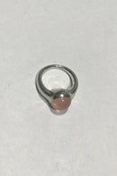 Georg Jensen Sterling Silber Ring Nr. 453 Rosa Tröpfchen Rosa Quarz