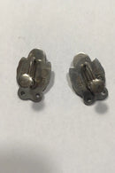 Georg Jensen Sterling Sølv Øreringe No 108 Ametyst (Skruer)