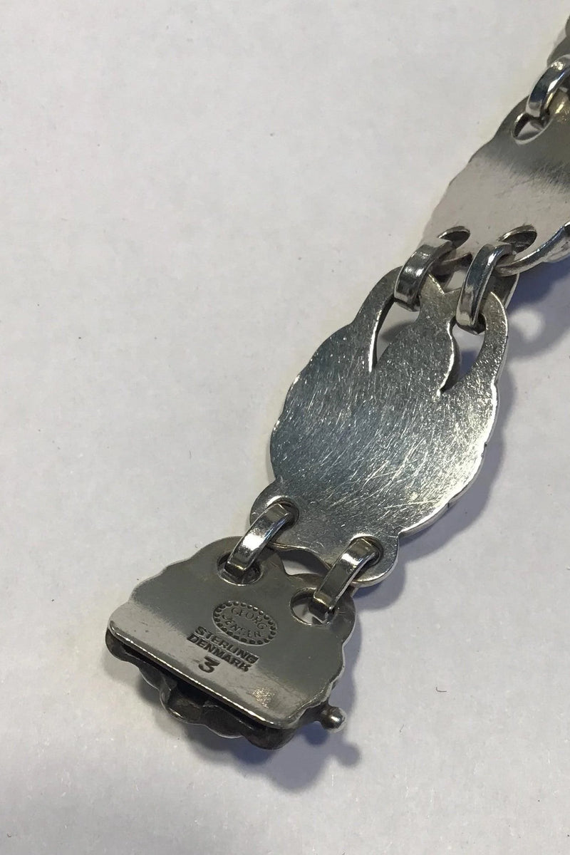 Georg Jensen Sterling Sølv Armlænke No. 3